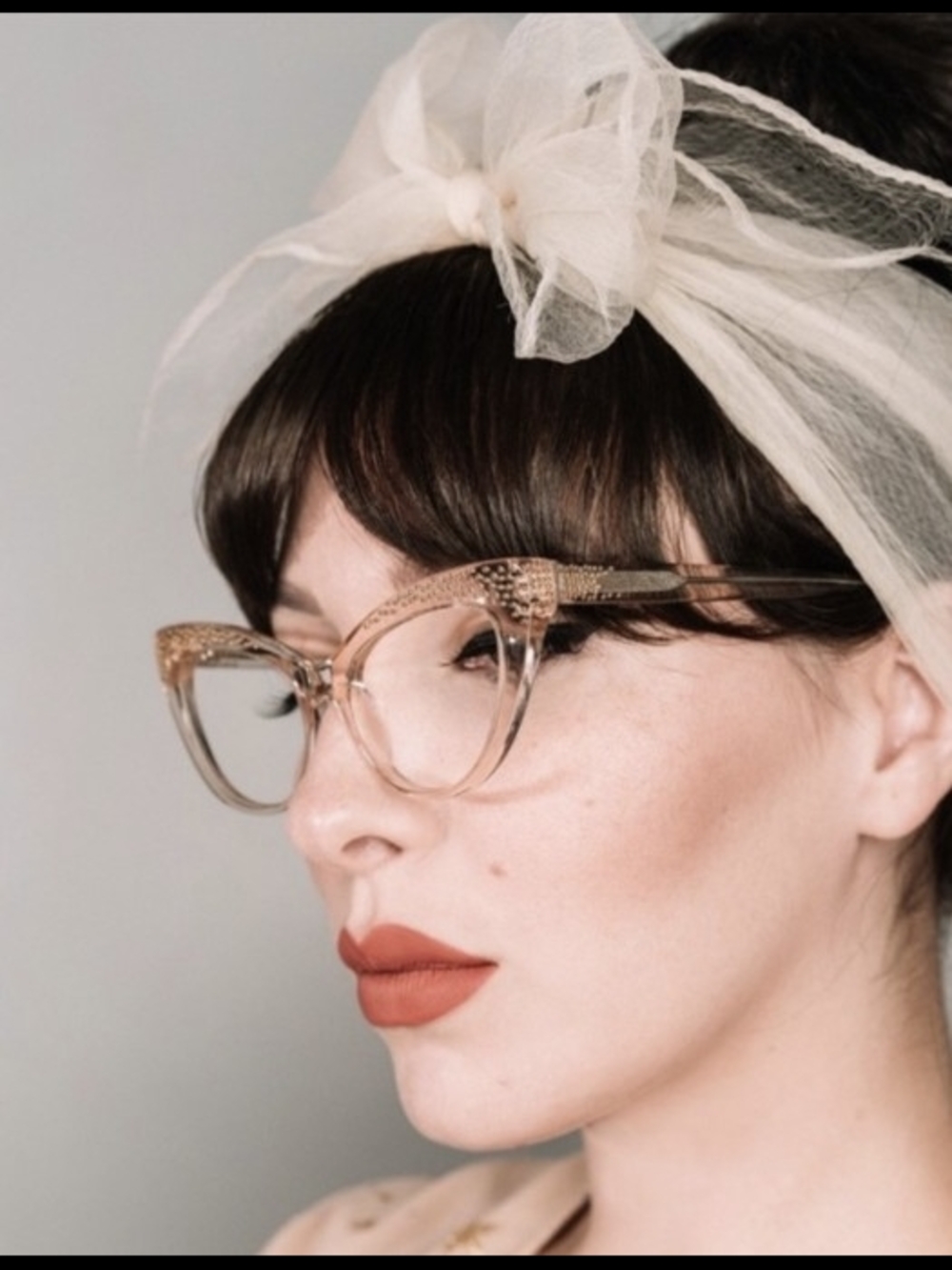 Bonlook Keiko Lynn Champagne Cateye Eyeglasses